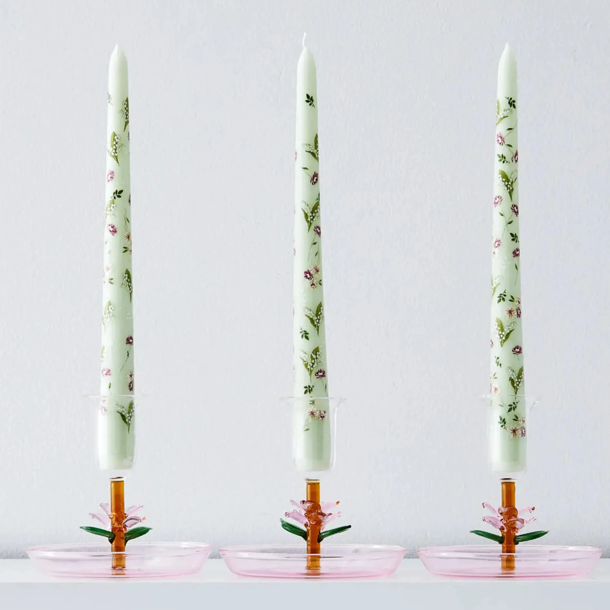 Bouquet Soy Taper Candle 4 Pack Sage | GigiandTom Store