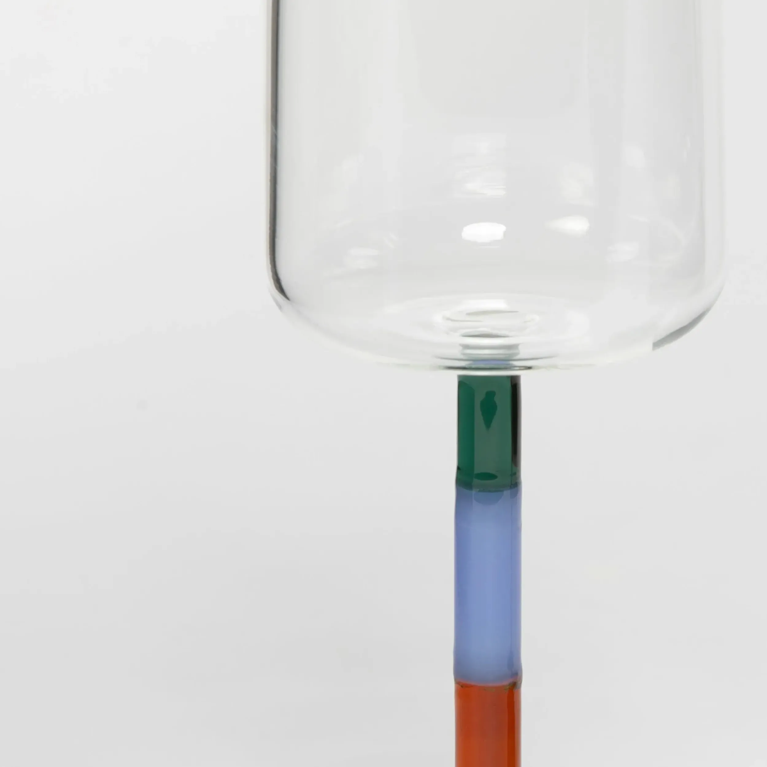 Byblos Wine Glass Set of 2 Blue/Amber | GigiandTom Best Sale