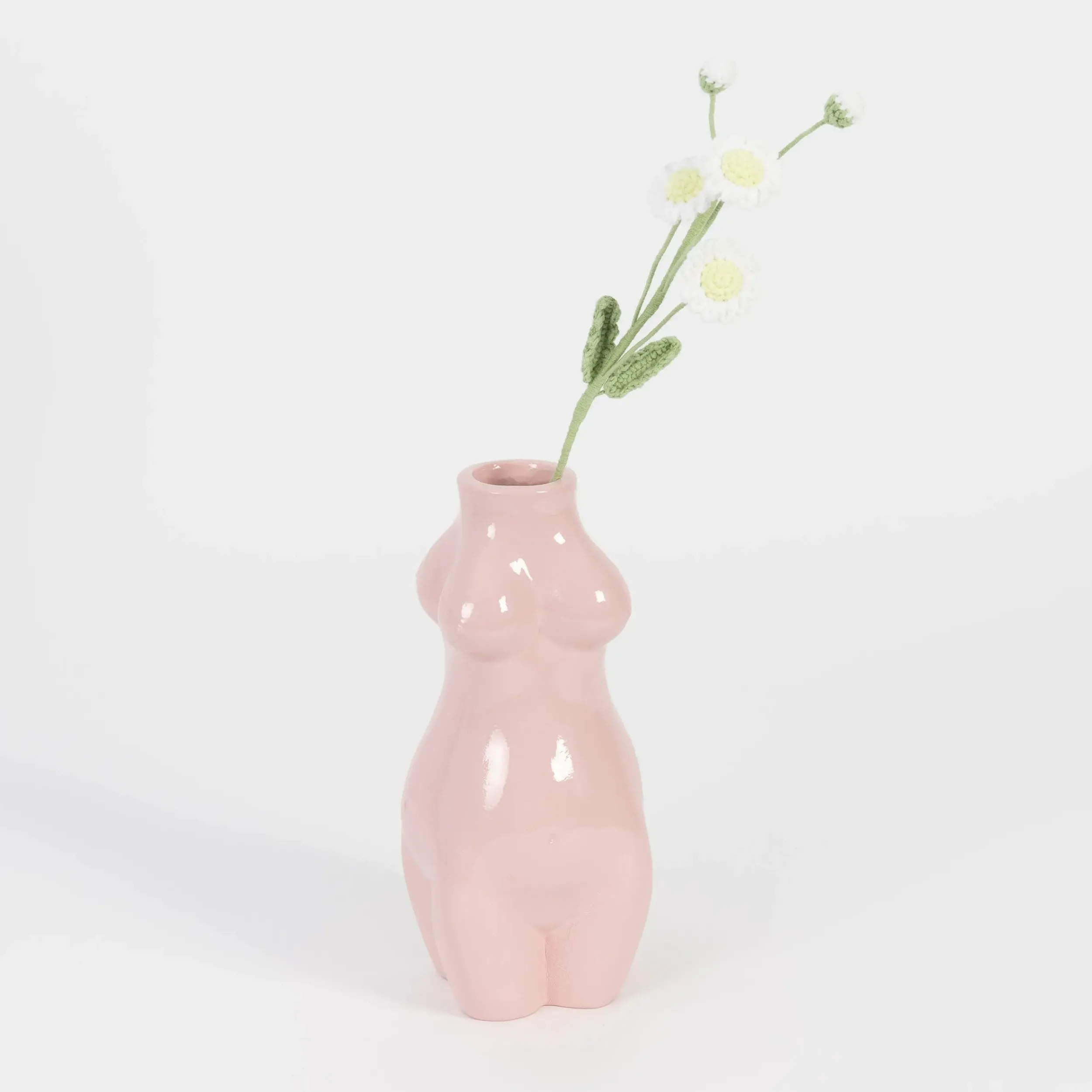 Chamomile Hand Knitted Crochet Flower White | GigiandTom Online