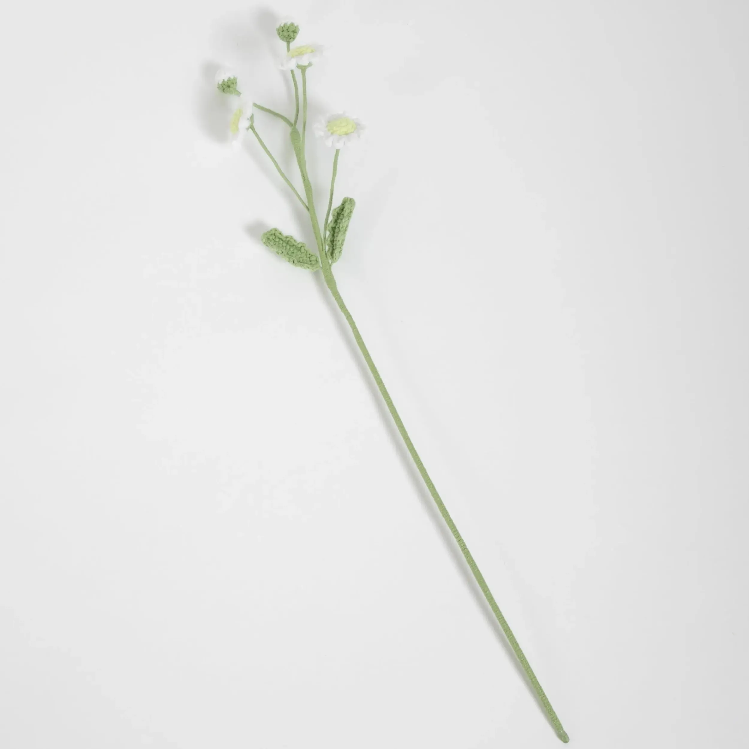 Chamomile Hand Knitted Crochet Flower White | GigiandTom Online