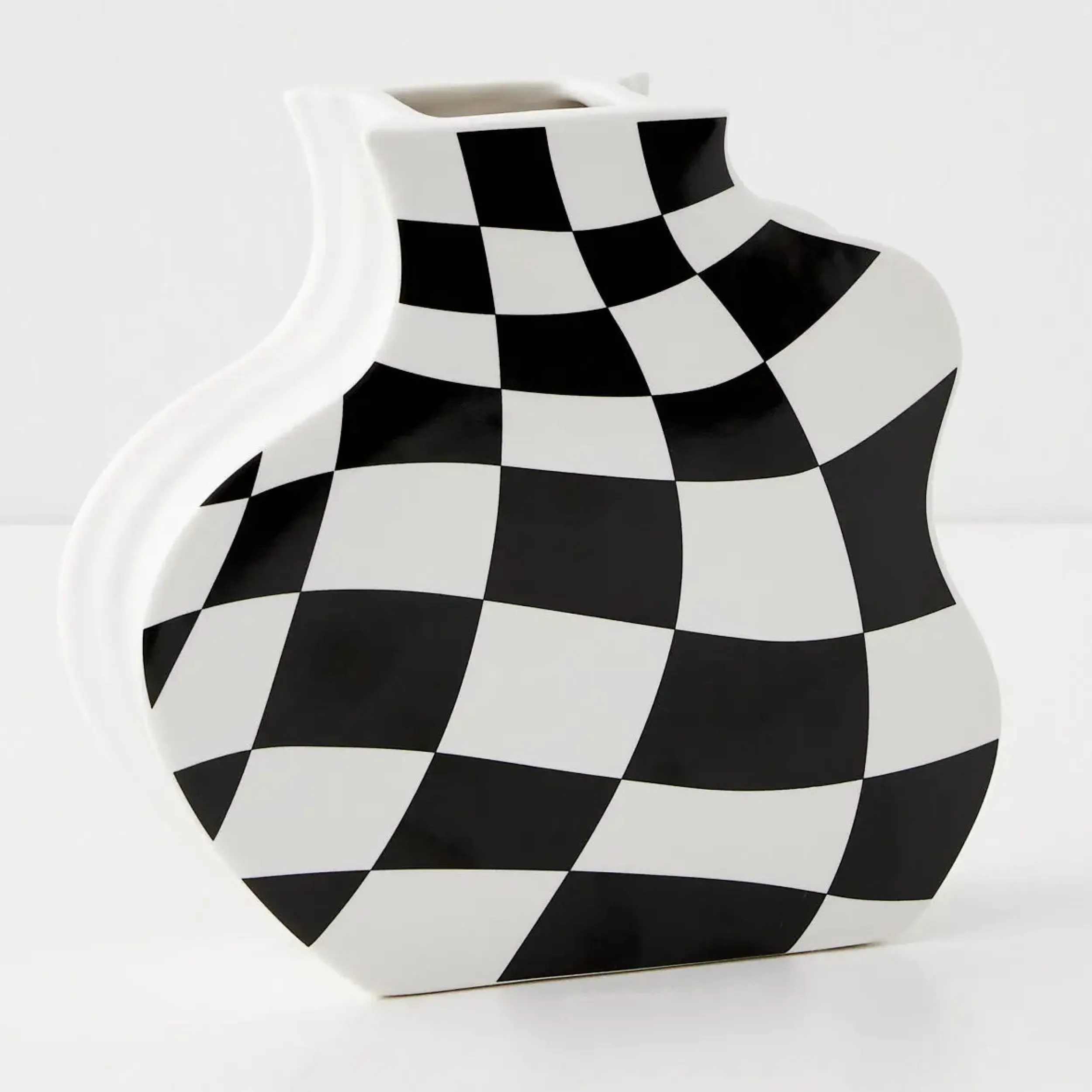 Checkerboard Ceramic Vase | GigiandTom Shop