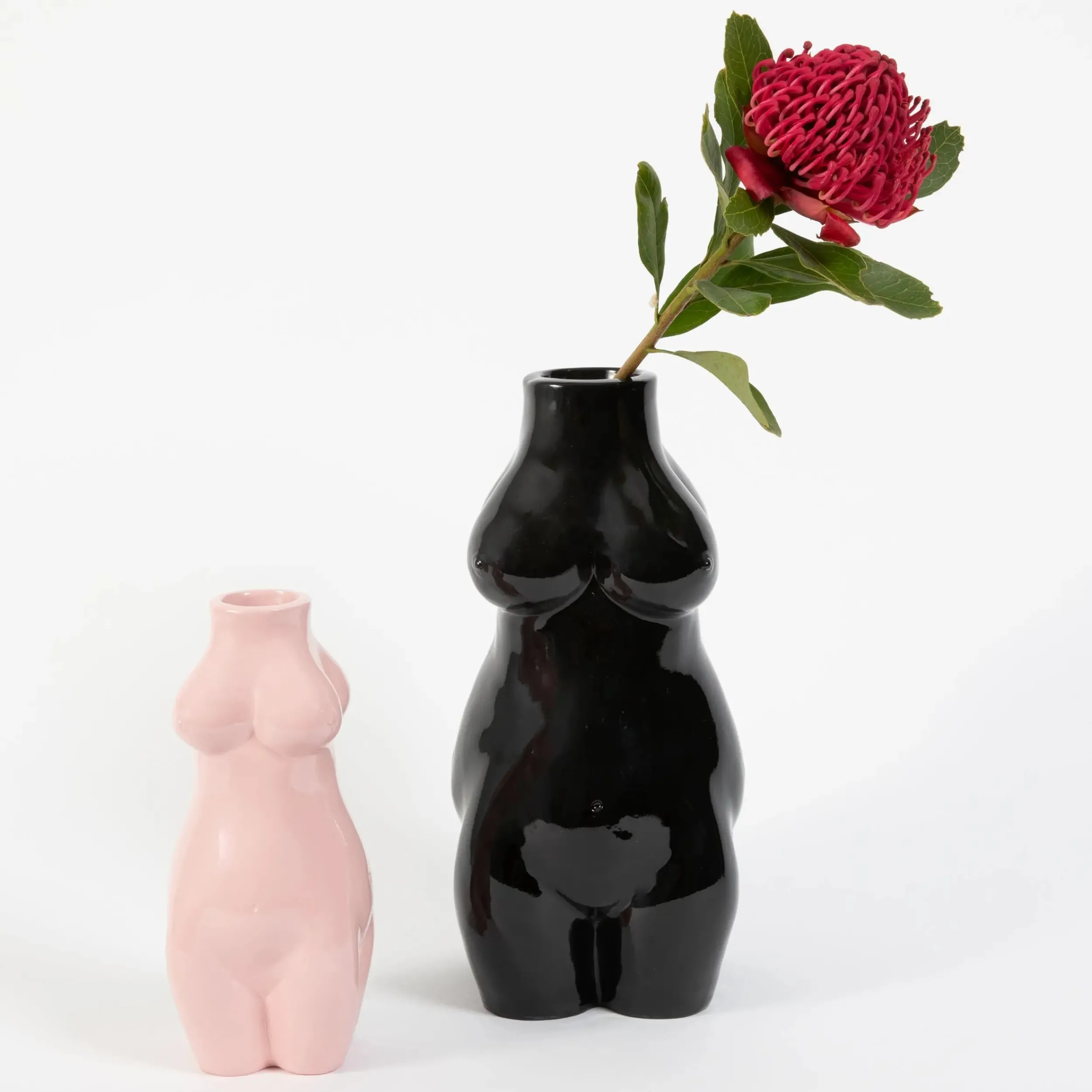 Divine Feminine Resin Vase Small Pink | GigiandTom New