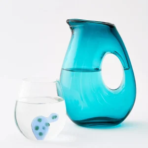 Eager Beaker Glass Jug Blue | GigiandTom Cheap