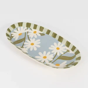 Fleur Ceramic Serving Tray | GigiandTom Cheap