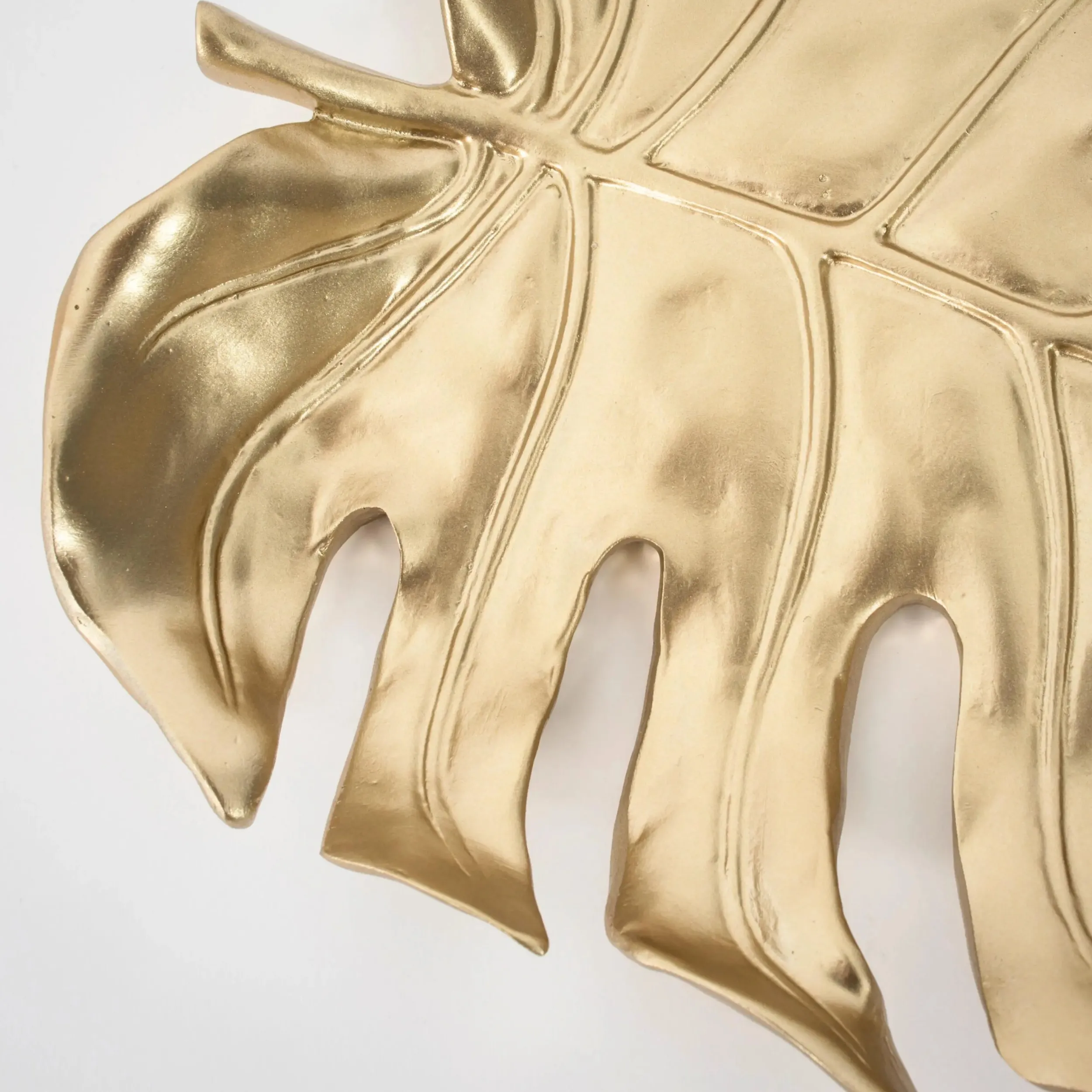 Gilded Gold Leaf Resin Decorative Tray | GigiandTom Hot