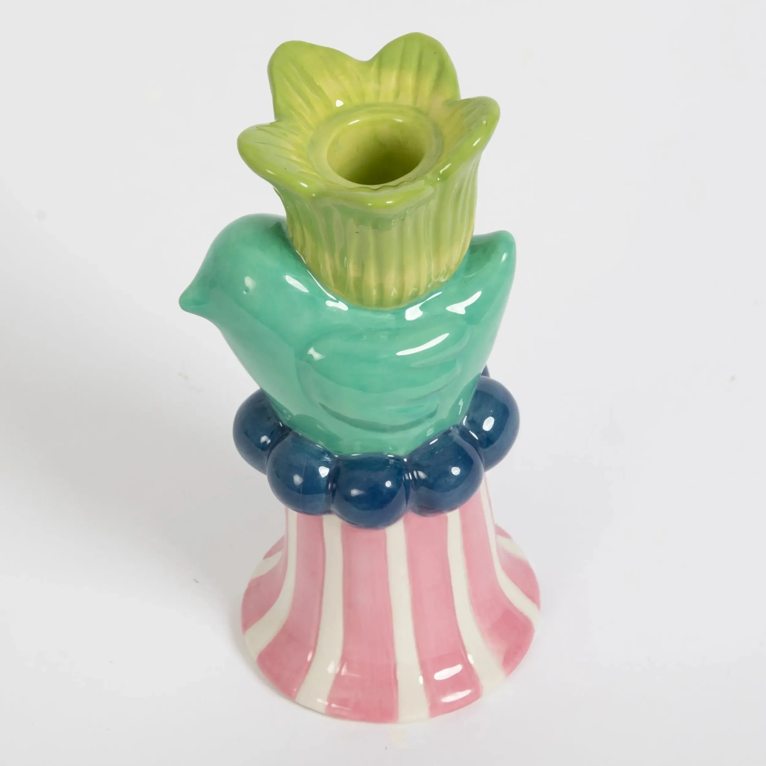 Happy Hen Ceramic Taper Candle Holder | GigiandTom Cheap