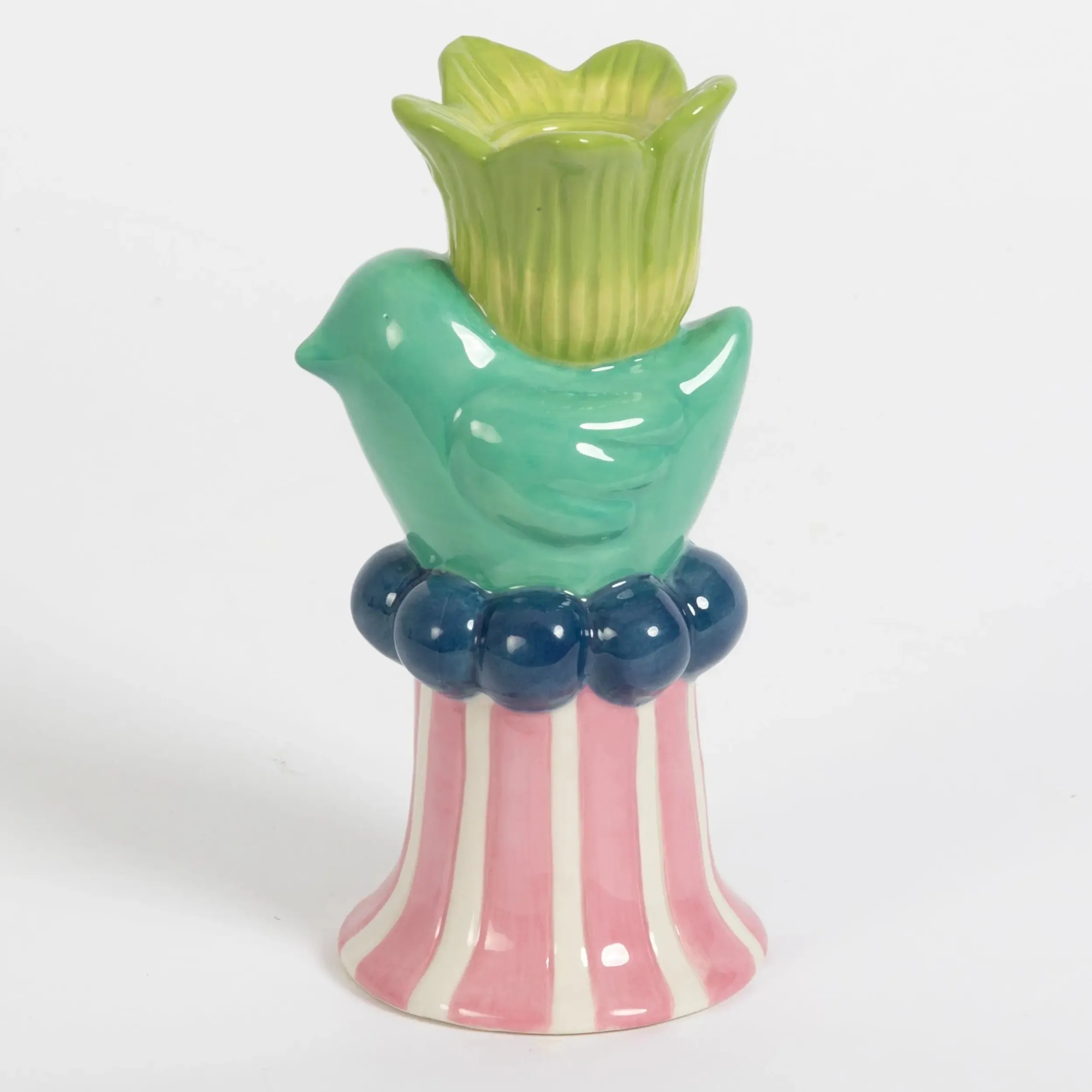 Happy Hen Ceramic Taper Candle Holder | GigiandTom Cheap