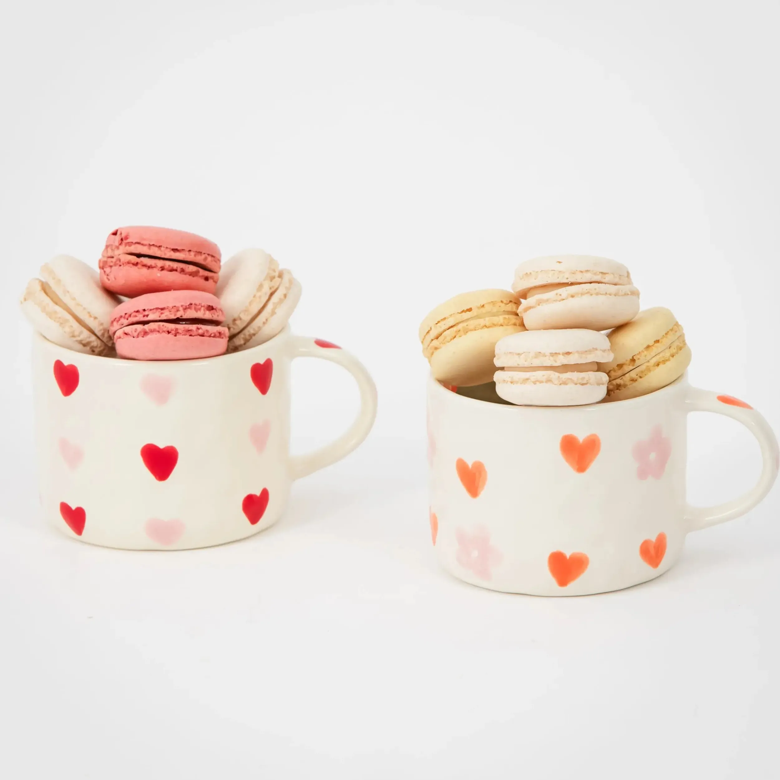 Heartfelt Ceramic Mug Orange Pink | GigiandTom Best Sale