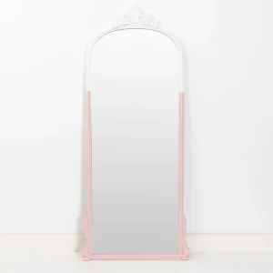 Her Majesty Full Length Mirror White/Pink | GigiandTom Clearance