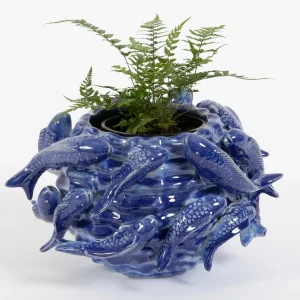 Koi Pond Ceramic Vase | GigiandTom Clearance