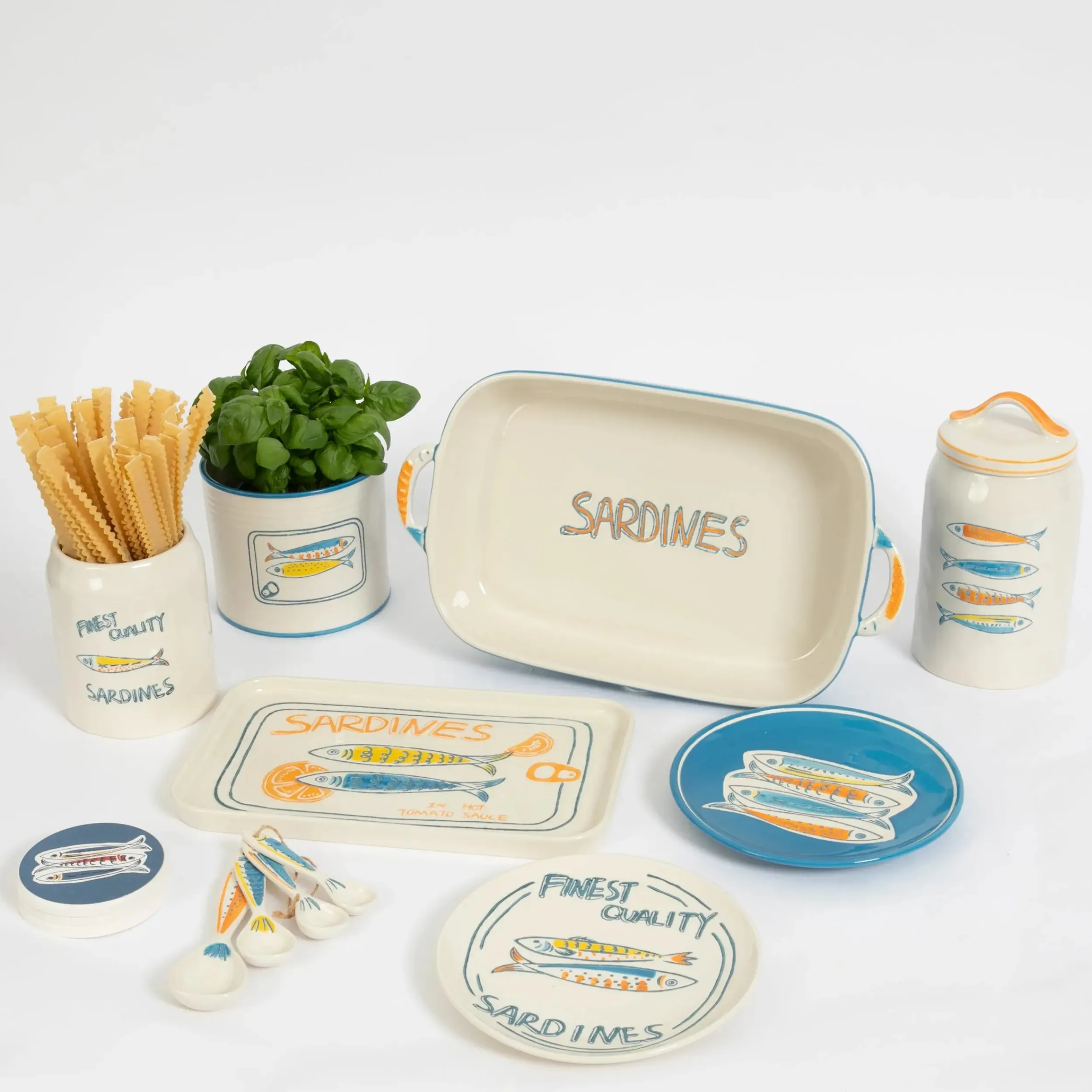 Les Sardine Ceramic Baking Tray | GigiandTom Clearance