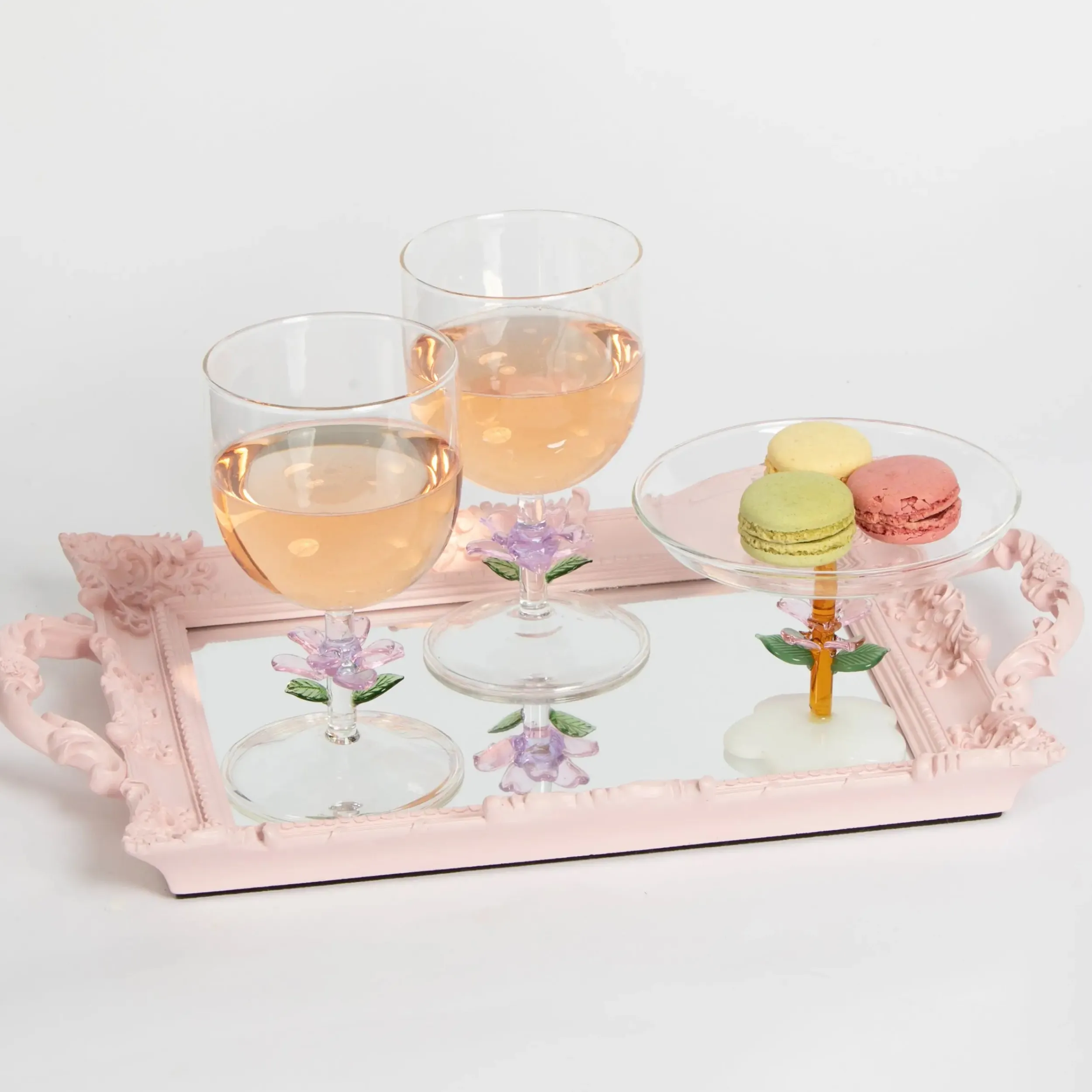 Lily Rose Wine Glass Set of 2 | GigiandTom Cheap