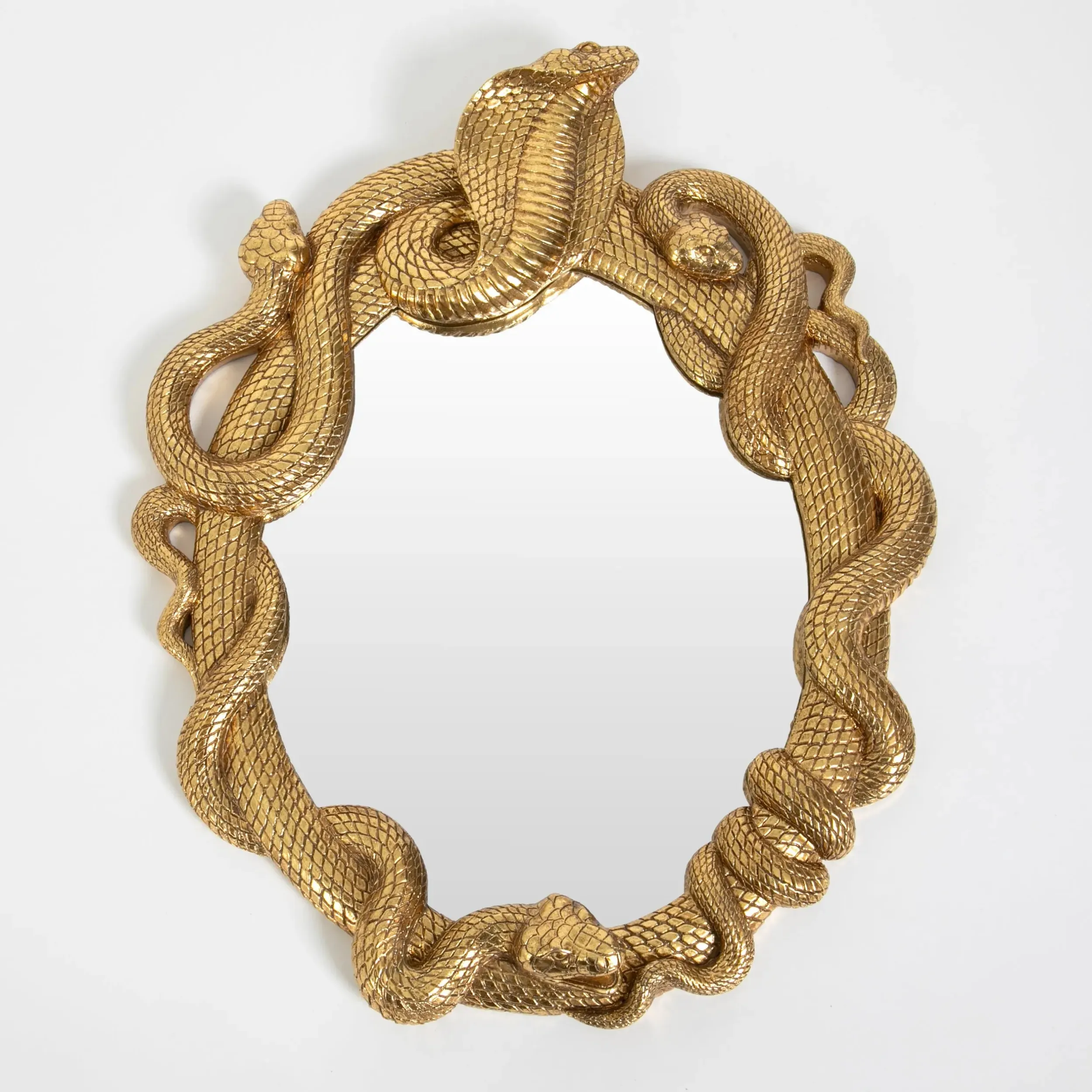 Medusa Oval Resin Wall Mirror | GigiandTom Fashion