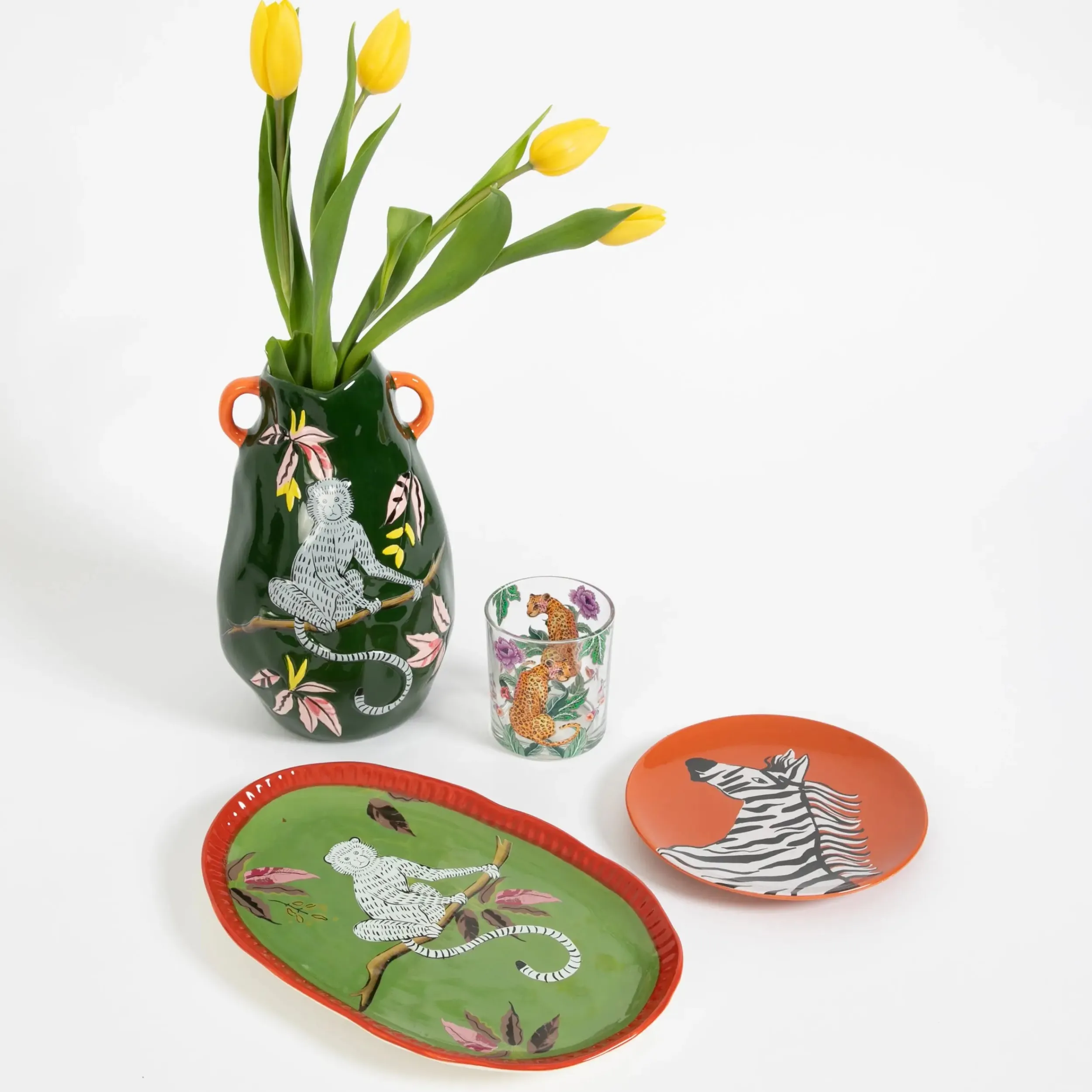 Monkey Mischief Ceramic Serving Platter | GigiandTom Best Sale