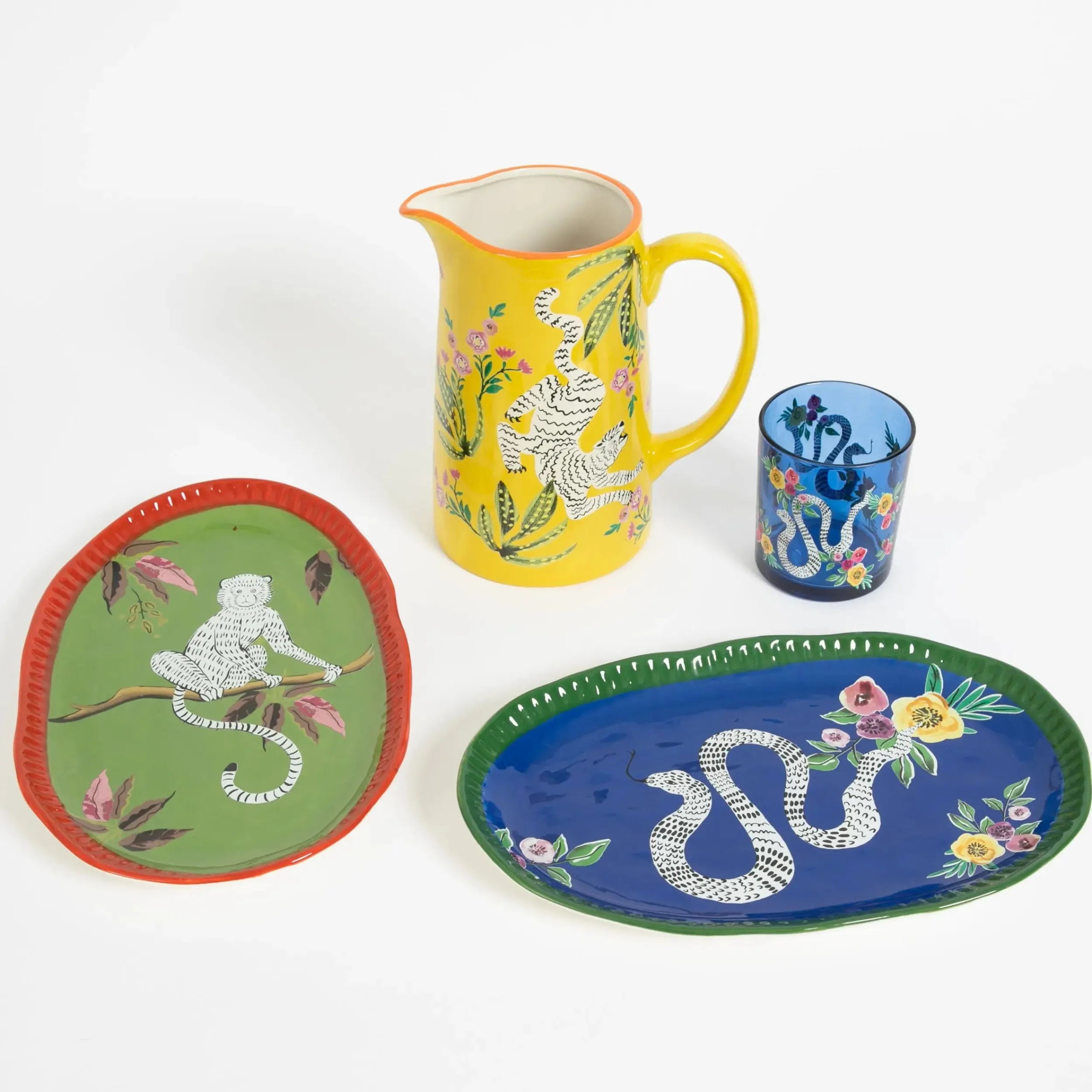 Monkey Mischief Ceramic Serving Platter | GigiandTom Best Sale