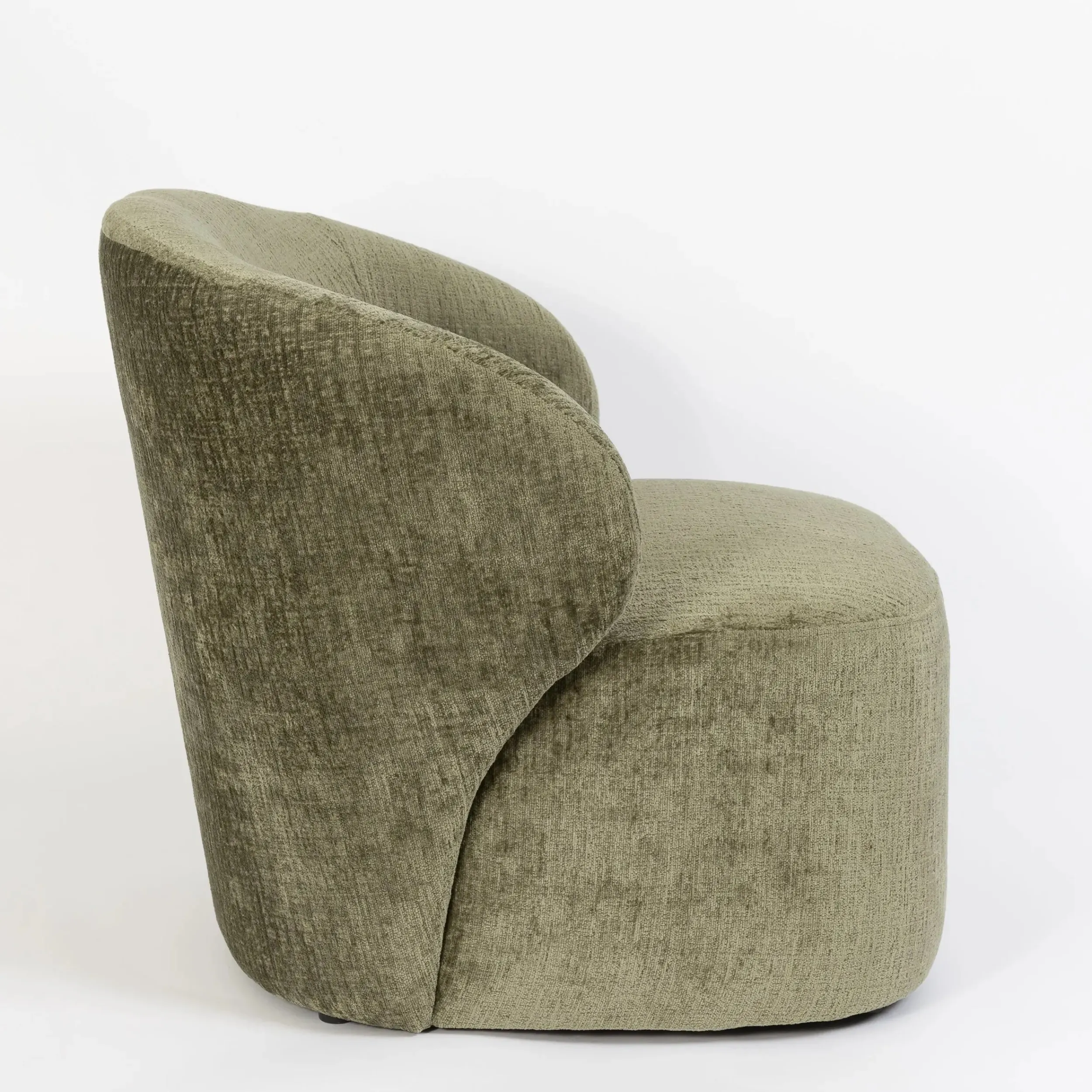 Peacock Chenille Accent Chair Green | GigiandTom Online