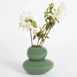 Pebble Glass Bud Vase Green | GigiandTom Discount