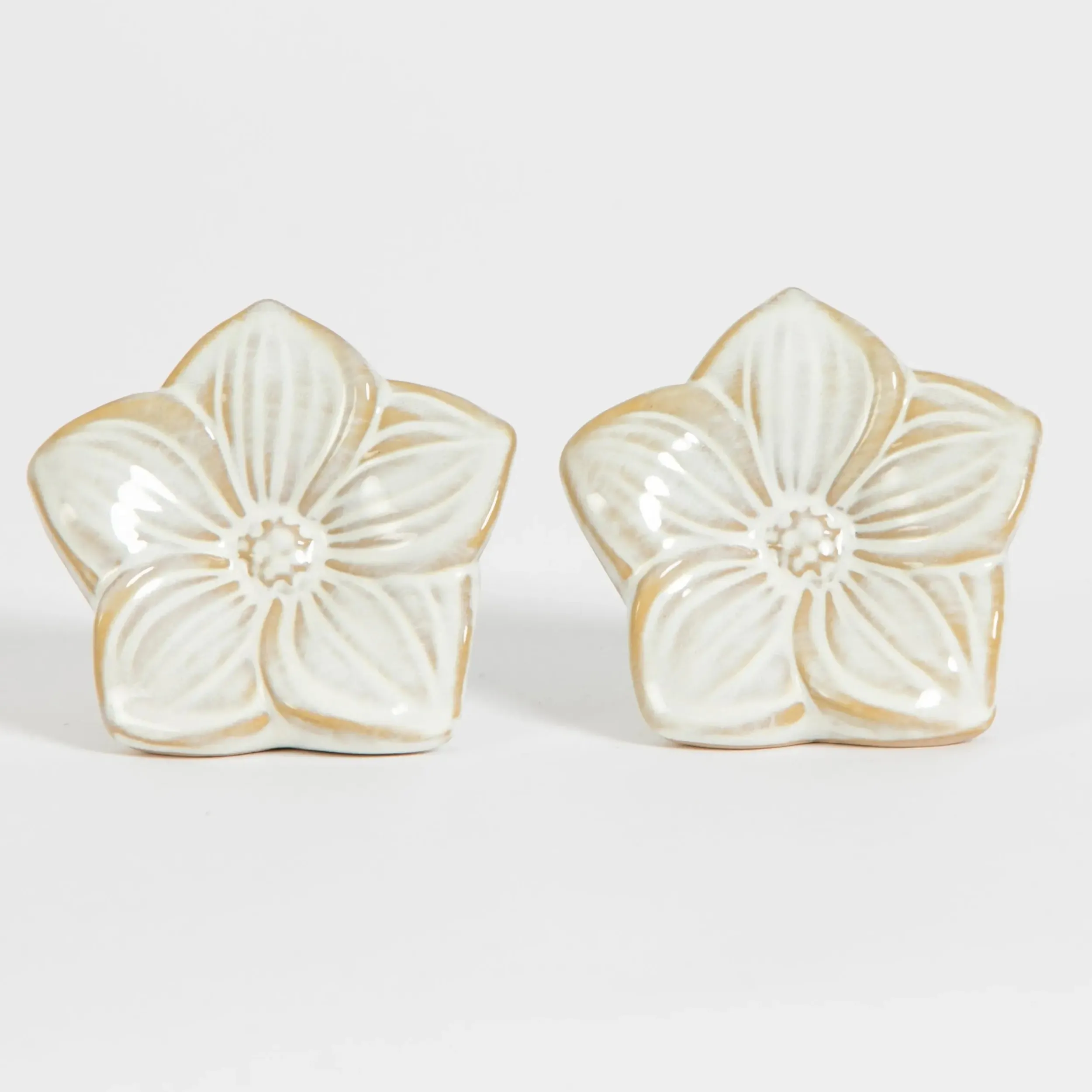 Plumeria Ceramic Salt & Pepper Shakers | GigiandTom Best Sale