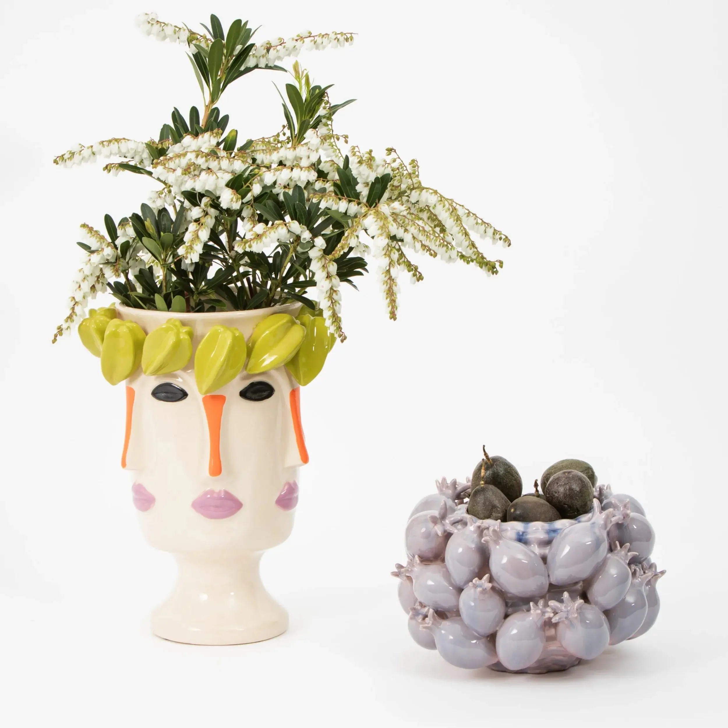 Pomegranate Ceramic Vase | GigiandTom Cheap