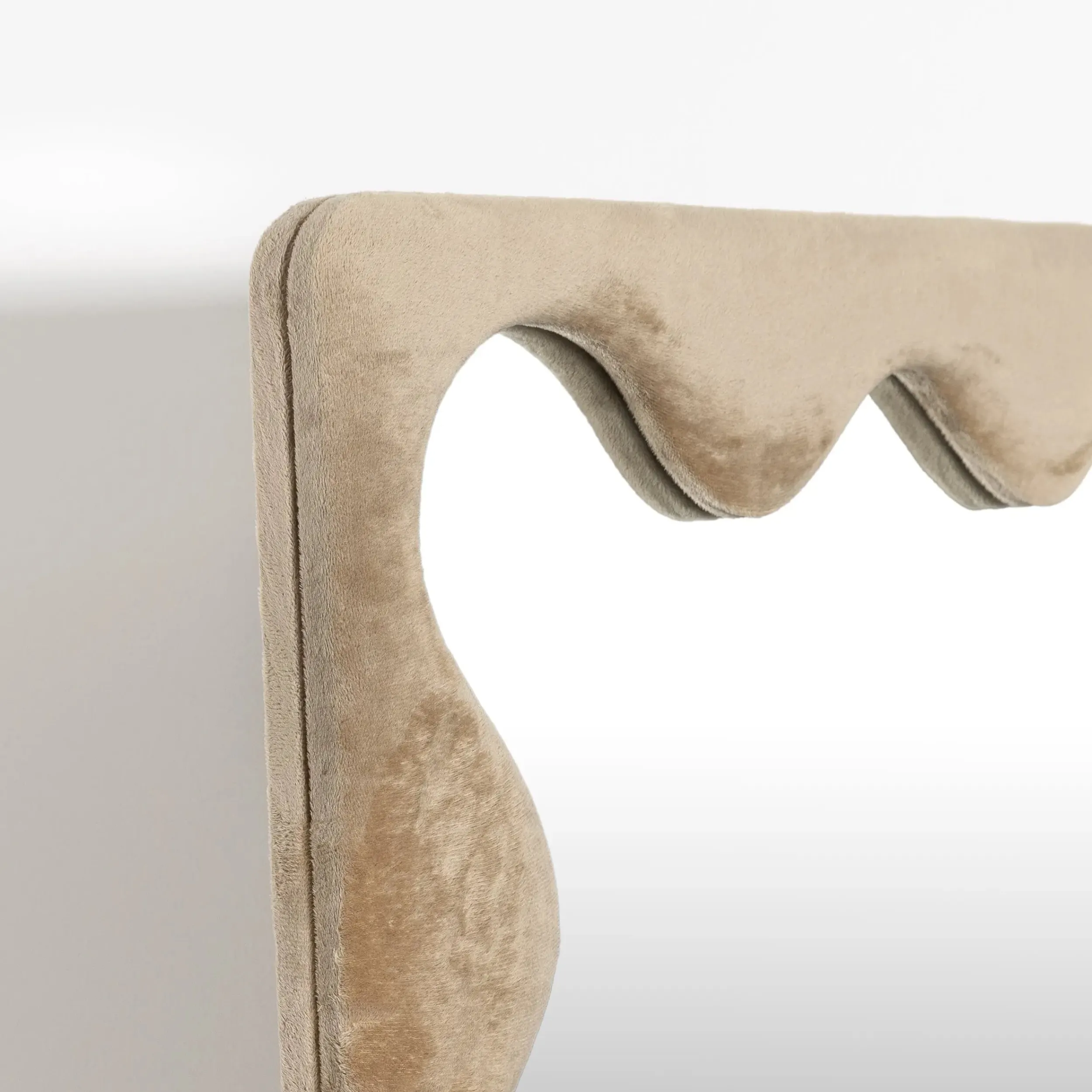 Psychedelia Wavy Velvet Full Length Mirror Green | GigiandTom Cheap