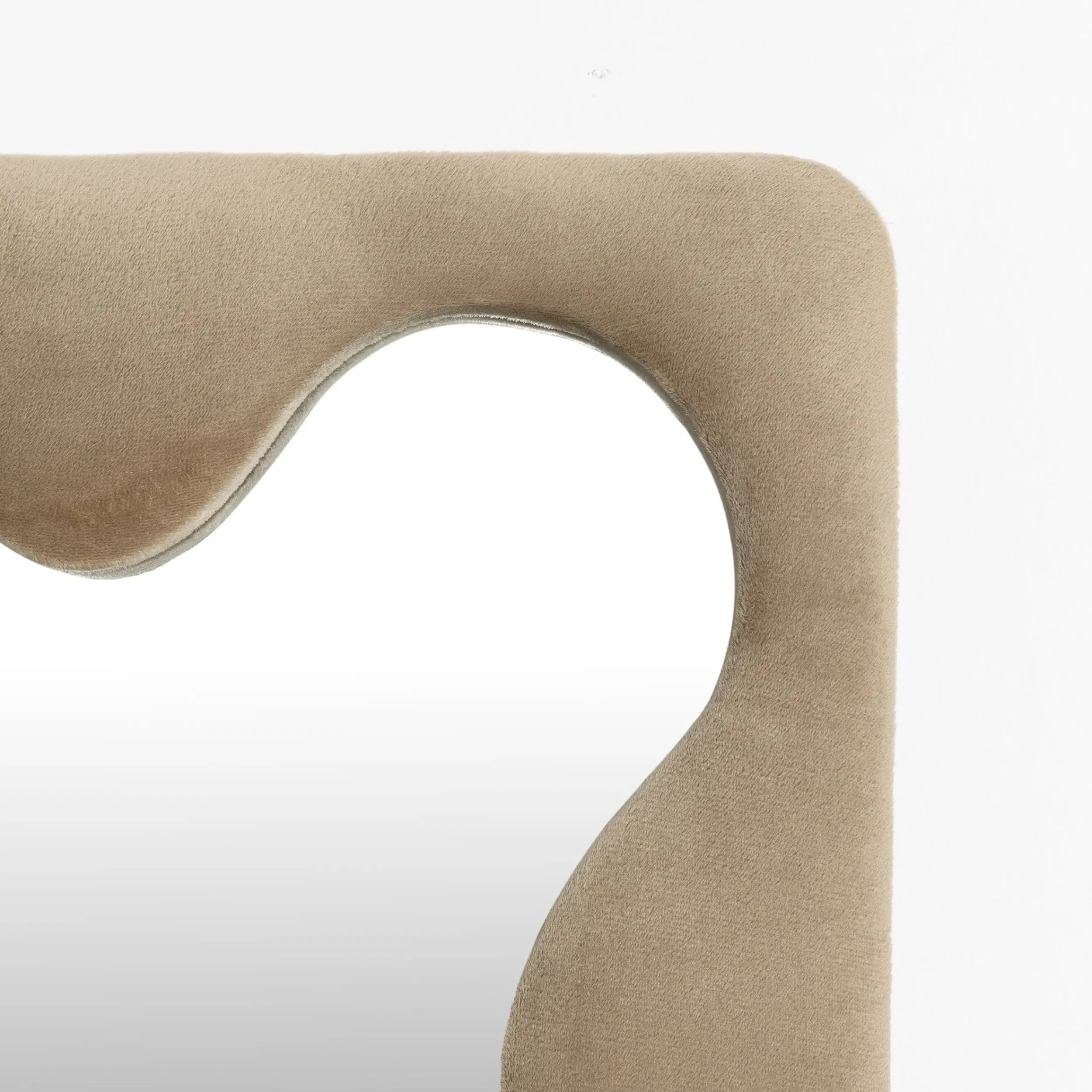 Psychedelia Wavy Velvet Full Length Mirror Green | GigiandTom Cheap