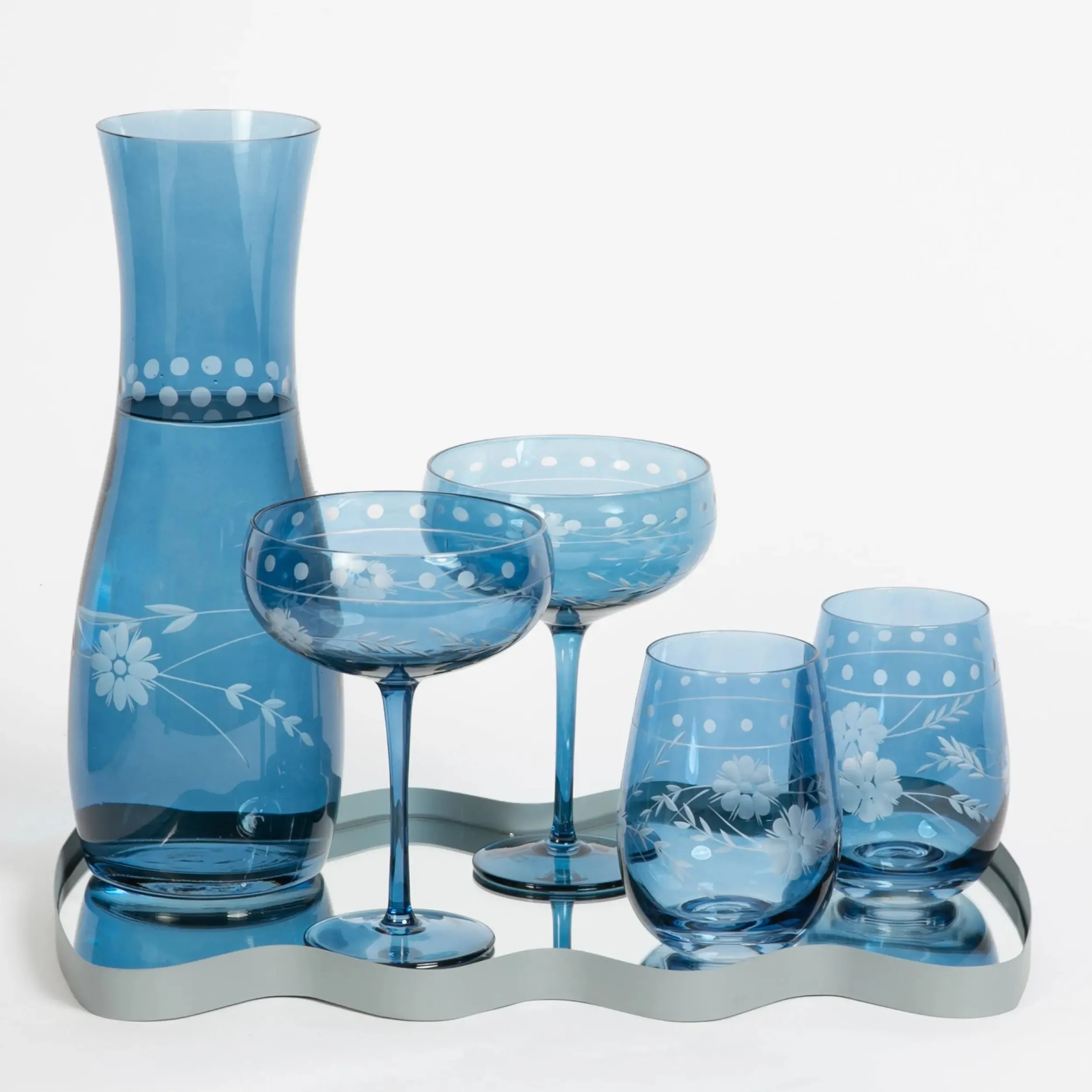 Queen V Cocktail Glass Set of 2 | GigiandTom Cheap