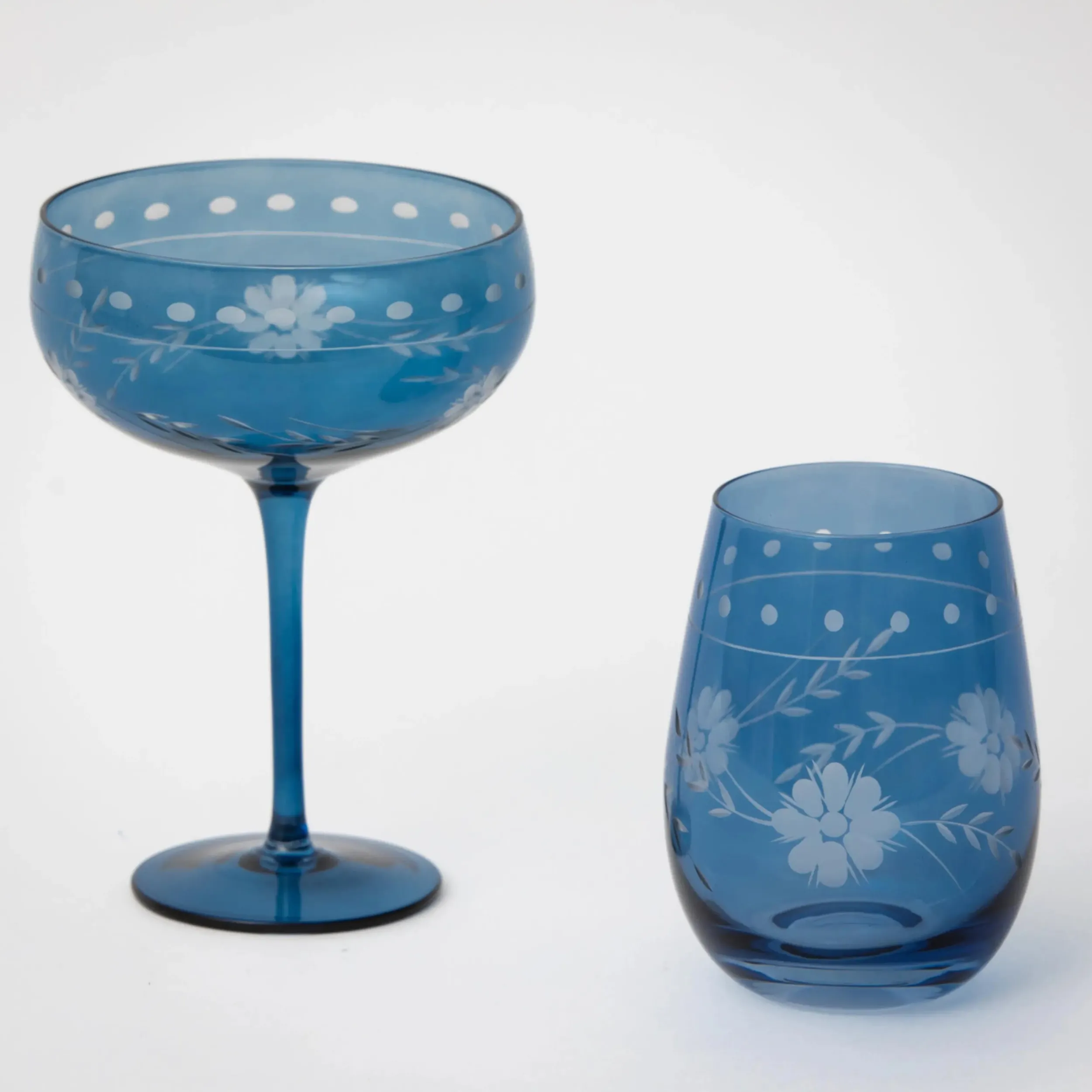 Queen V Cocktail Glass Set of 2 | GigiandTom Cheap