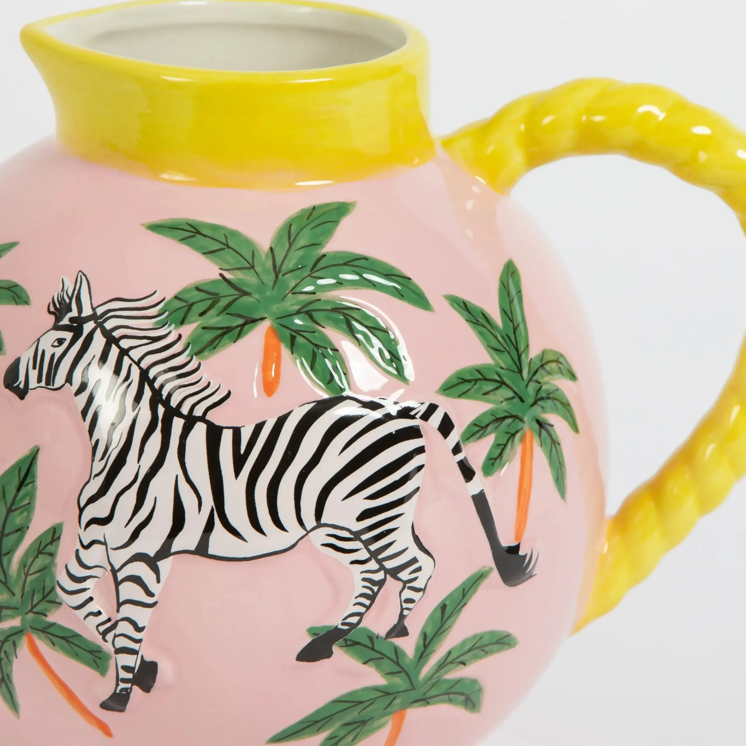 Ra-ra Zebra Ceramic Drink Pitcher | GigiandTom Cheap