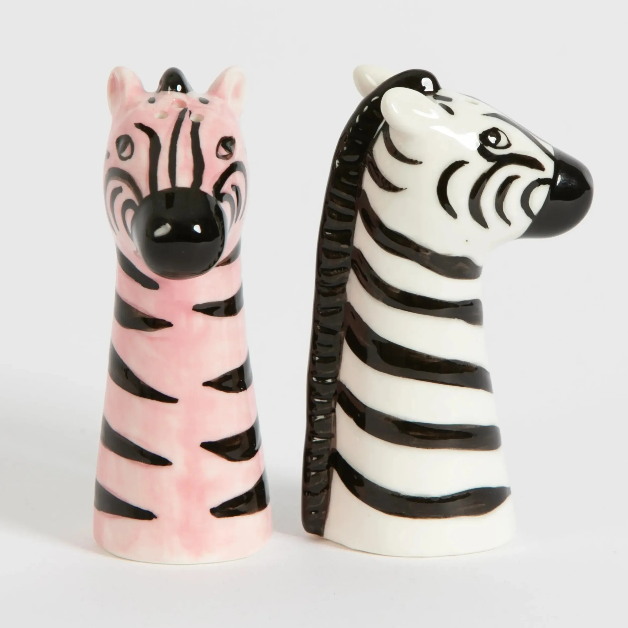 Ra-ra Zebra Ceramic Salt & Pepper Shakers | GigiandTom Online
