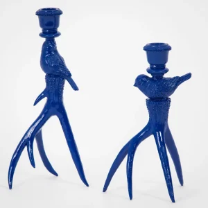 Resting Robin Resin Candle Holder Set of 2 | GigiandTom Best Sale