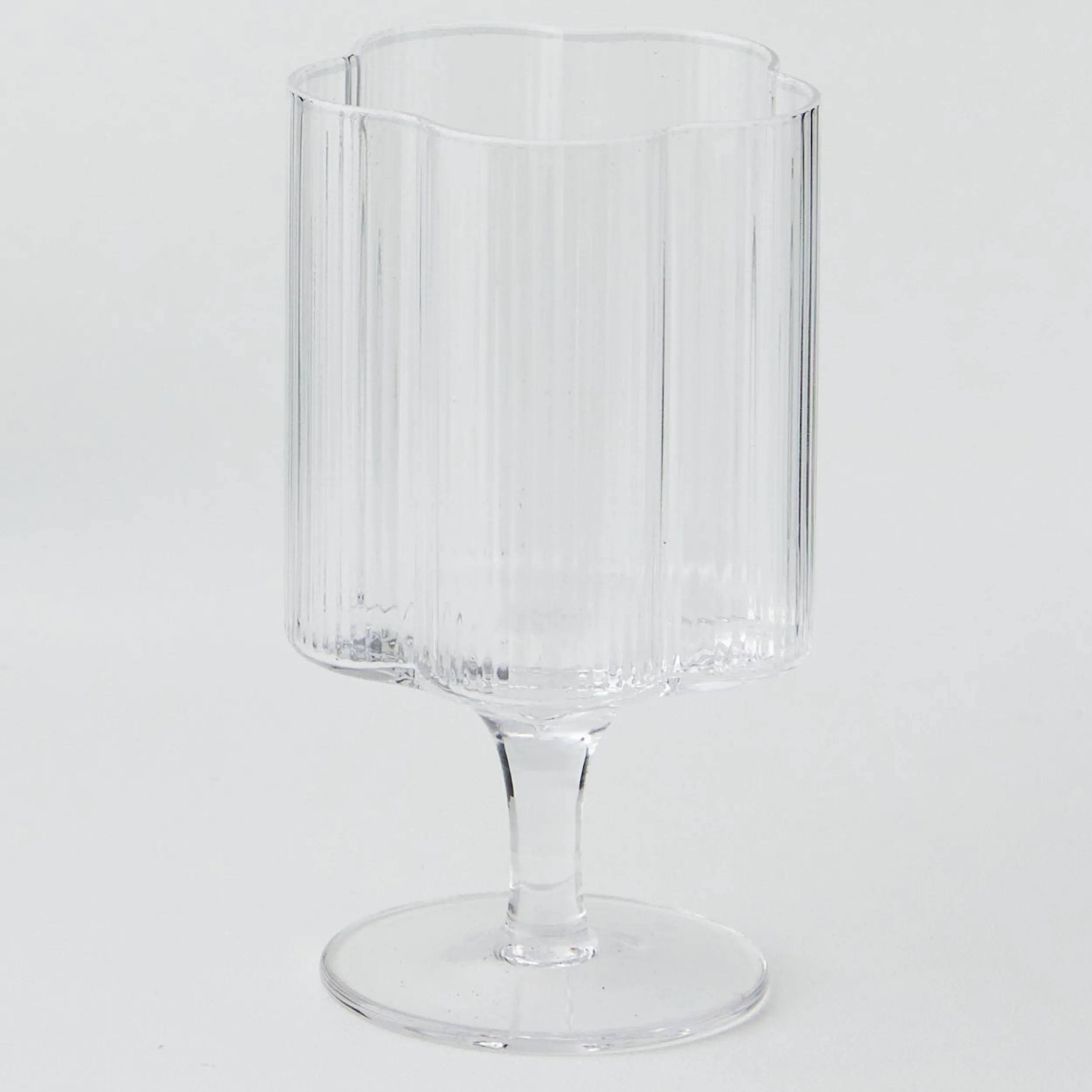 Ribbed Flower Wine Glass | GigiandTom Cheap