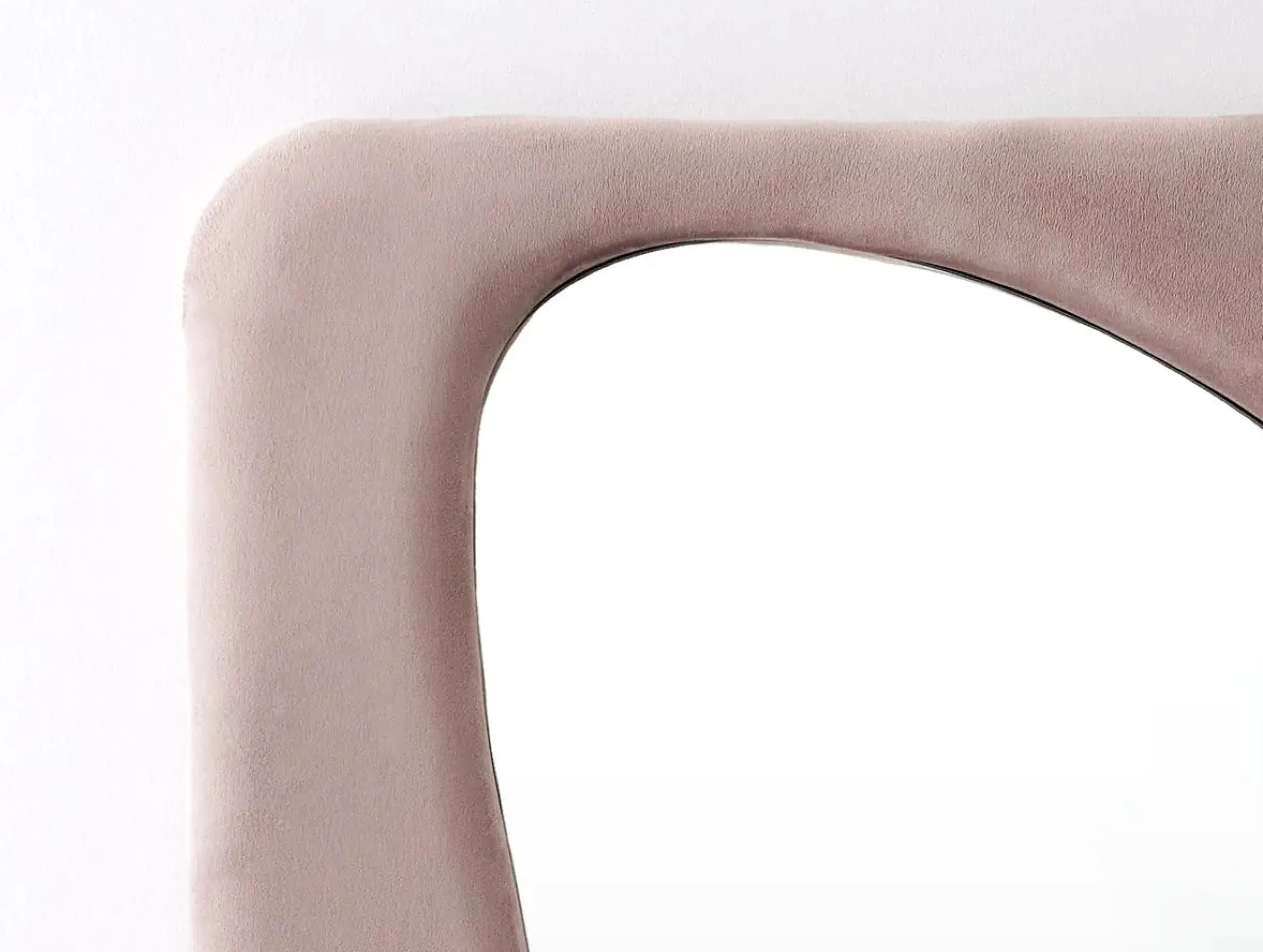 Ripples Velvet Full Length Mirror Mushroom | GigiandTom Best