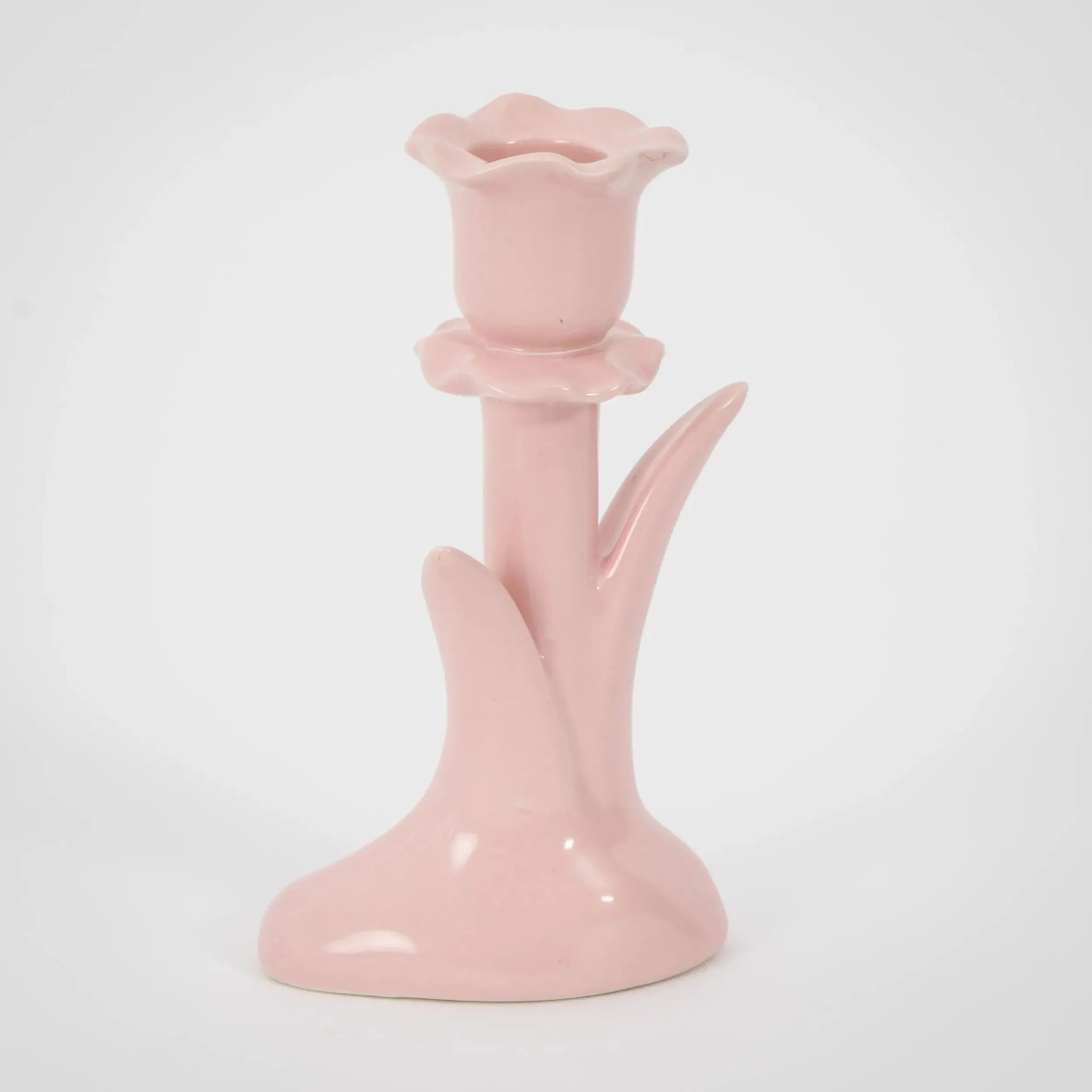Rosaline Ceramic Taper Candle Holder | GigiandTom Fashion