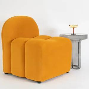 Snug Accent Chair Gold Velvet | GigiandTom Best