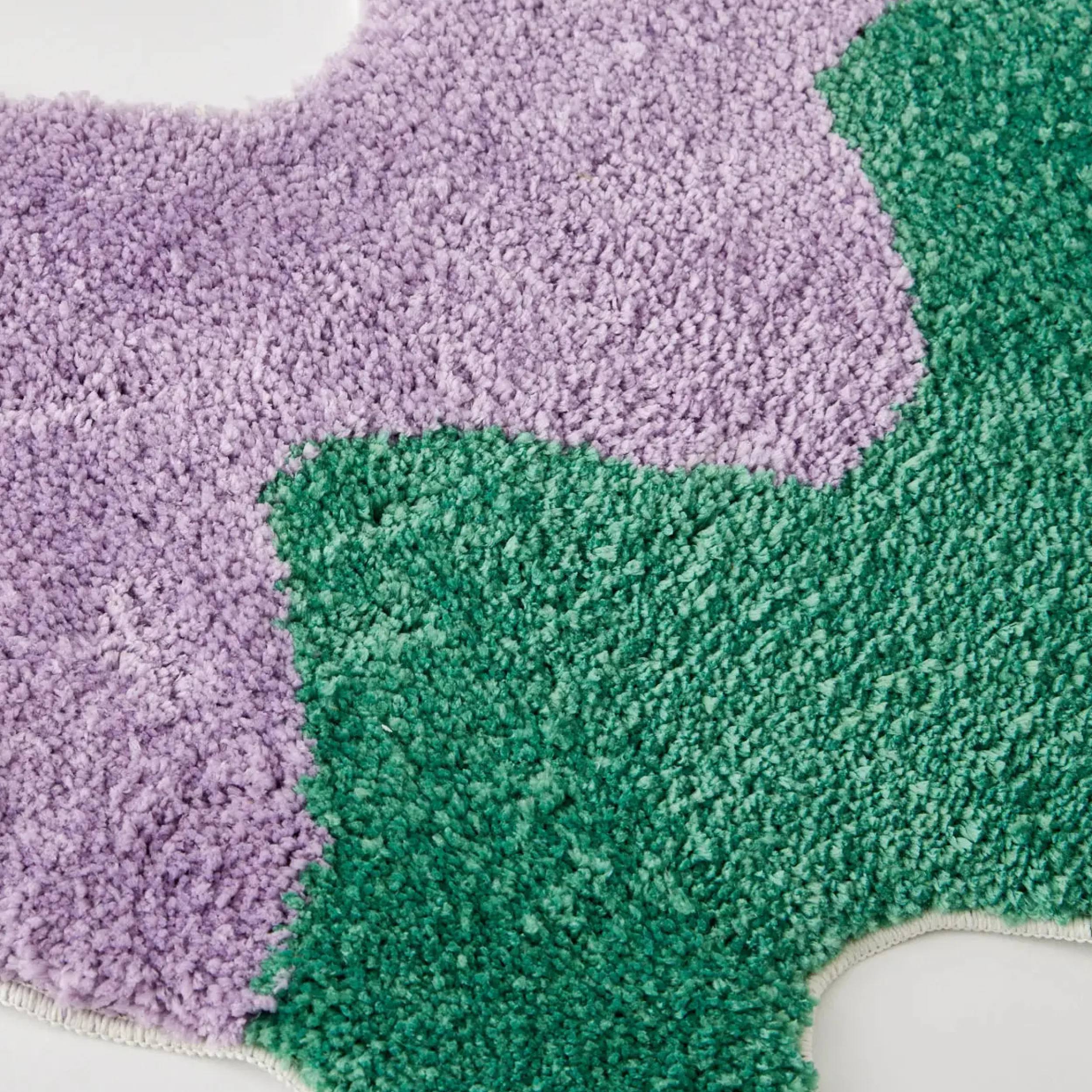 Squiggle Floor Runner Lavender/Green | GigiandTom Clearance