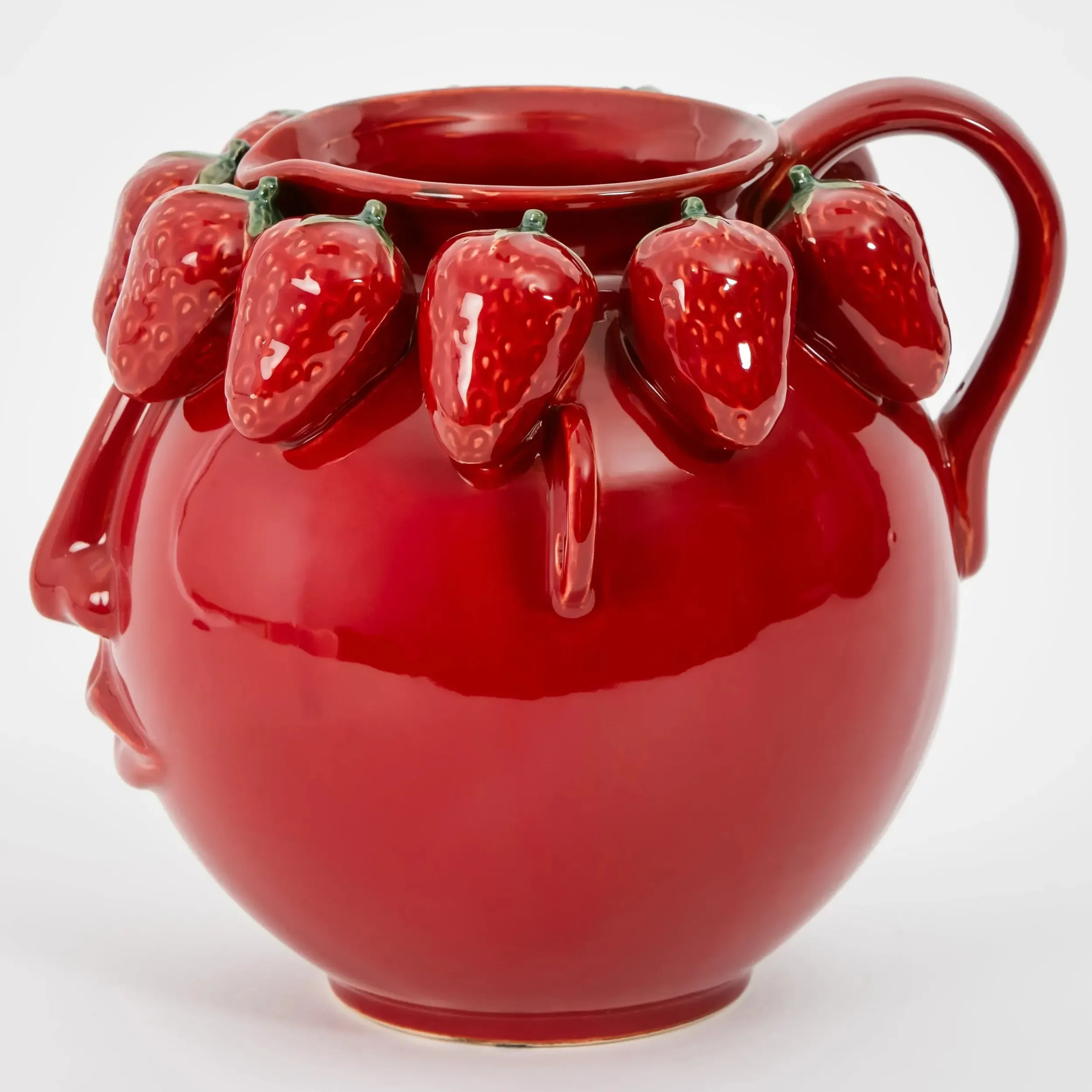 Strawberry Girl Ceramic Pitcher | GigiandTom Flash Sale