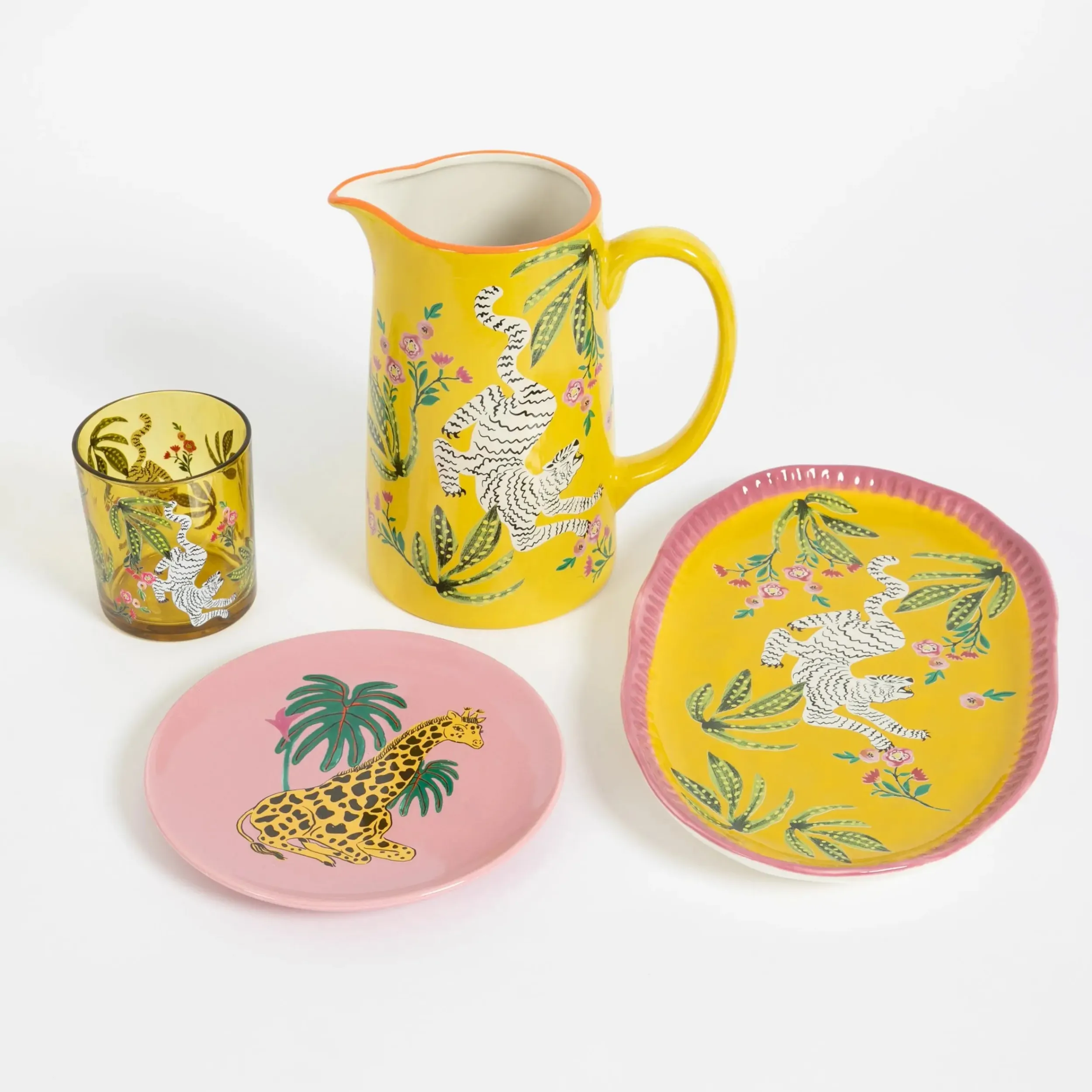 Tigress Ceramic Drink Pitcher | GigiandTom Online