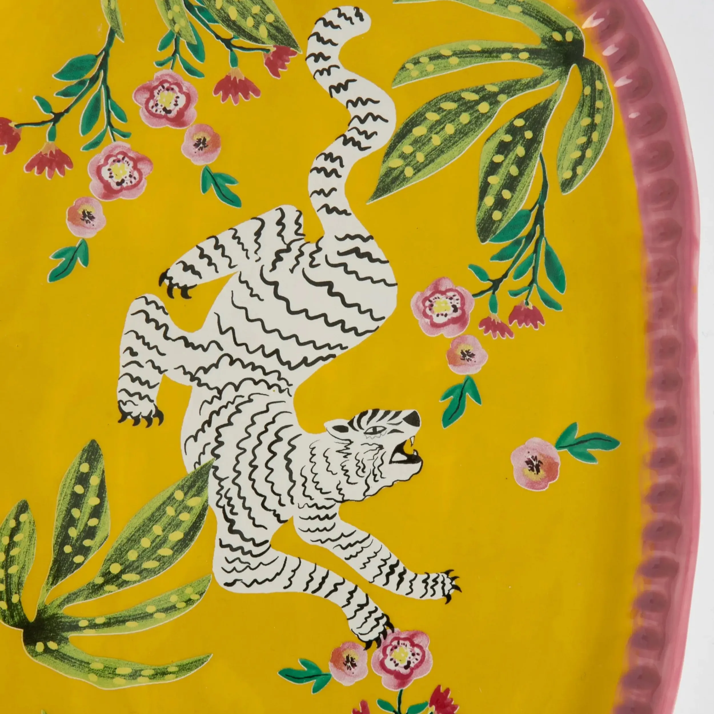 Tigress Ceramic Serving Platter | GigiandTom Sale